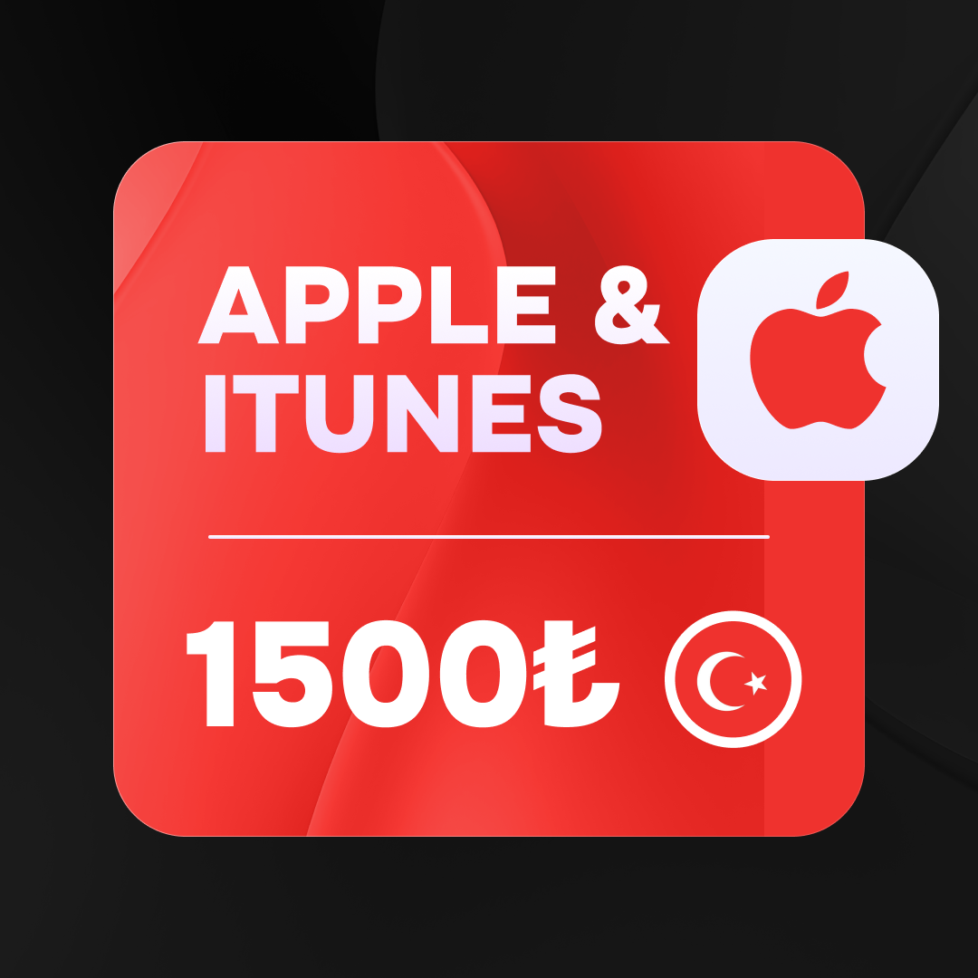 1500 TRY (Турция) | Подарочная карта Apple & iTunes