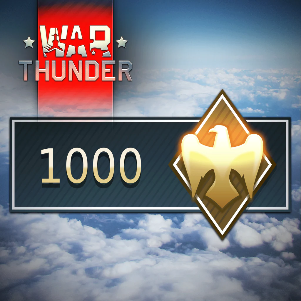 War Thunder - 1000 Golden Eagles - Korobok.store