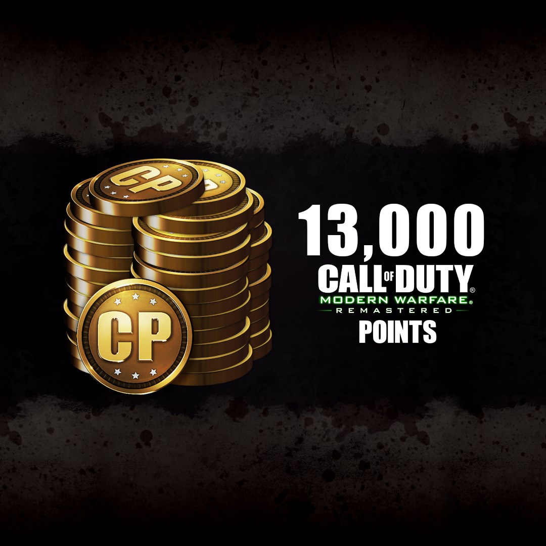 13,000 Call of Duty®: Modern Warfare® Remastered Points для Xbox