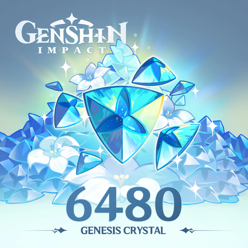 Genshin Impact - 6,480 Genesis Crystals - Korobok.store