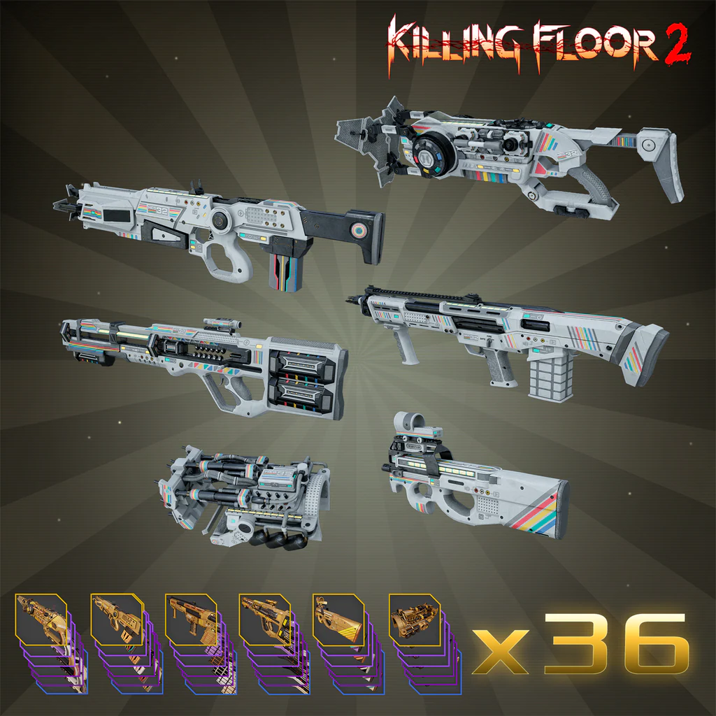 Killing Floor 2 - Retro Gamer Weapon Skin Bundle Pack - Korobok.store