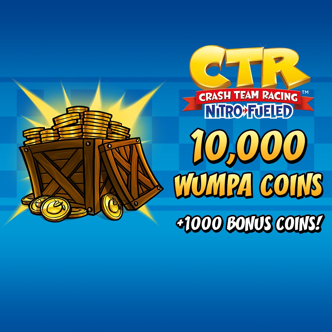 Купить игру Crash™ Team Racing Nitro-Fueled - 10000 (+1000) монет Wumpa для  Xbox за 370 на Korobok.Store - Korobok.store