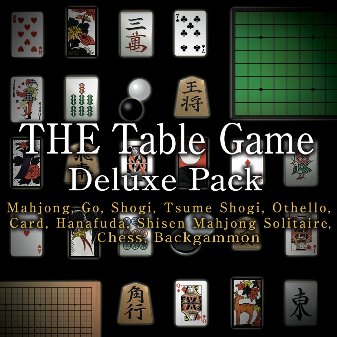 Купить игру THE Table Game Deluxe Pack -Mahjong, Go, Shogi, Tsume Shogi,  Othello, Card, Hanafuda, Shisen Mahjong Solitaire, Chess, Backgammon- для  Xbox за 273 на Korobok.Store - Korobok.store