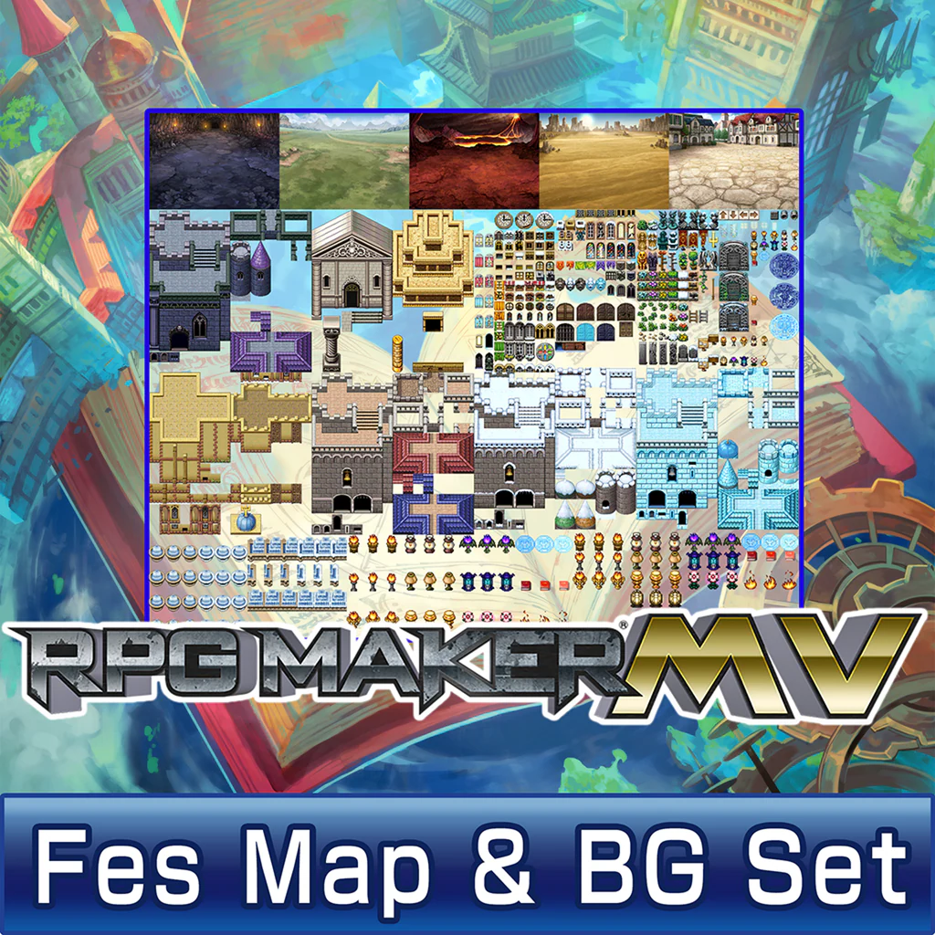 RPG Maker MV: Fes Map & BG Set - Korobok.store