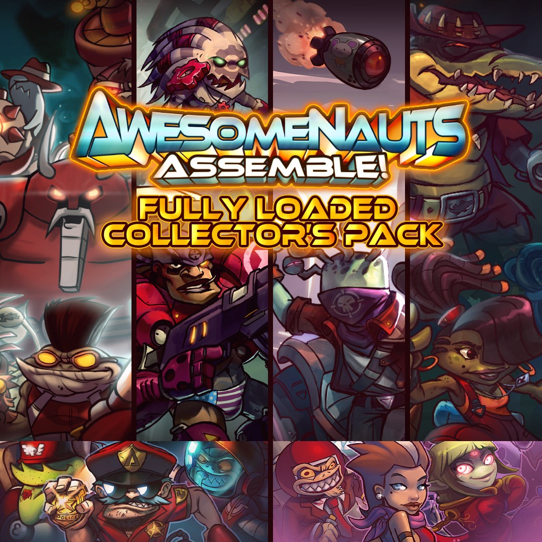 Get packed fully loaded по сети. Awesomenauts. Brawlout обложка.