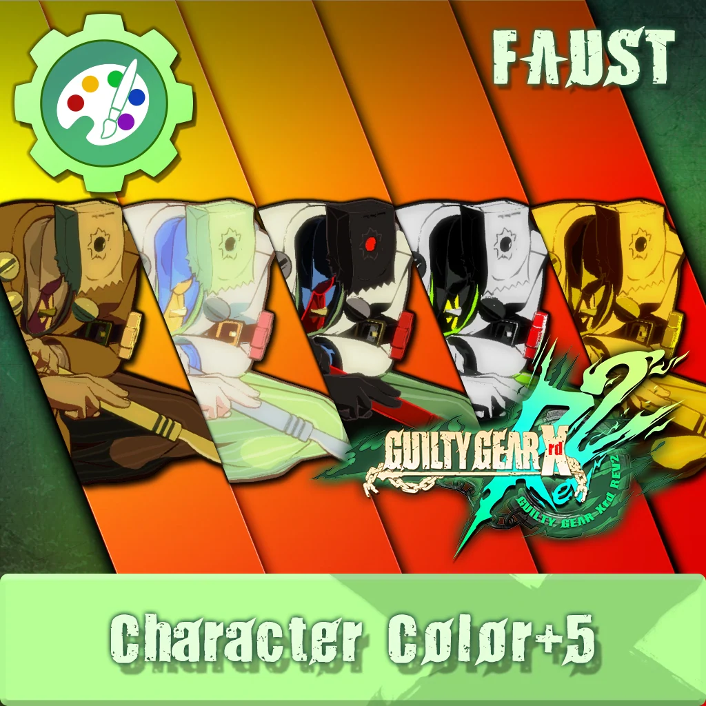 GUILTY GEAR Xrd Rev.2 Additional Character Color - FAUST - Korobok.store