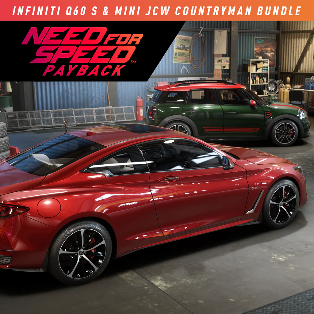 NFS Payback: MINI JCW Countryman & Infiniti Q60 S - Korobok.store