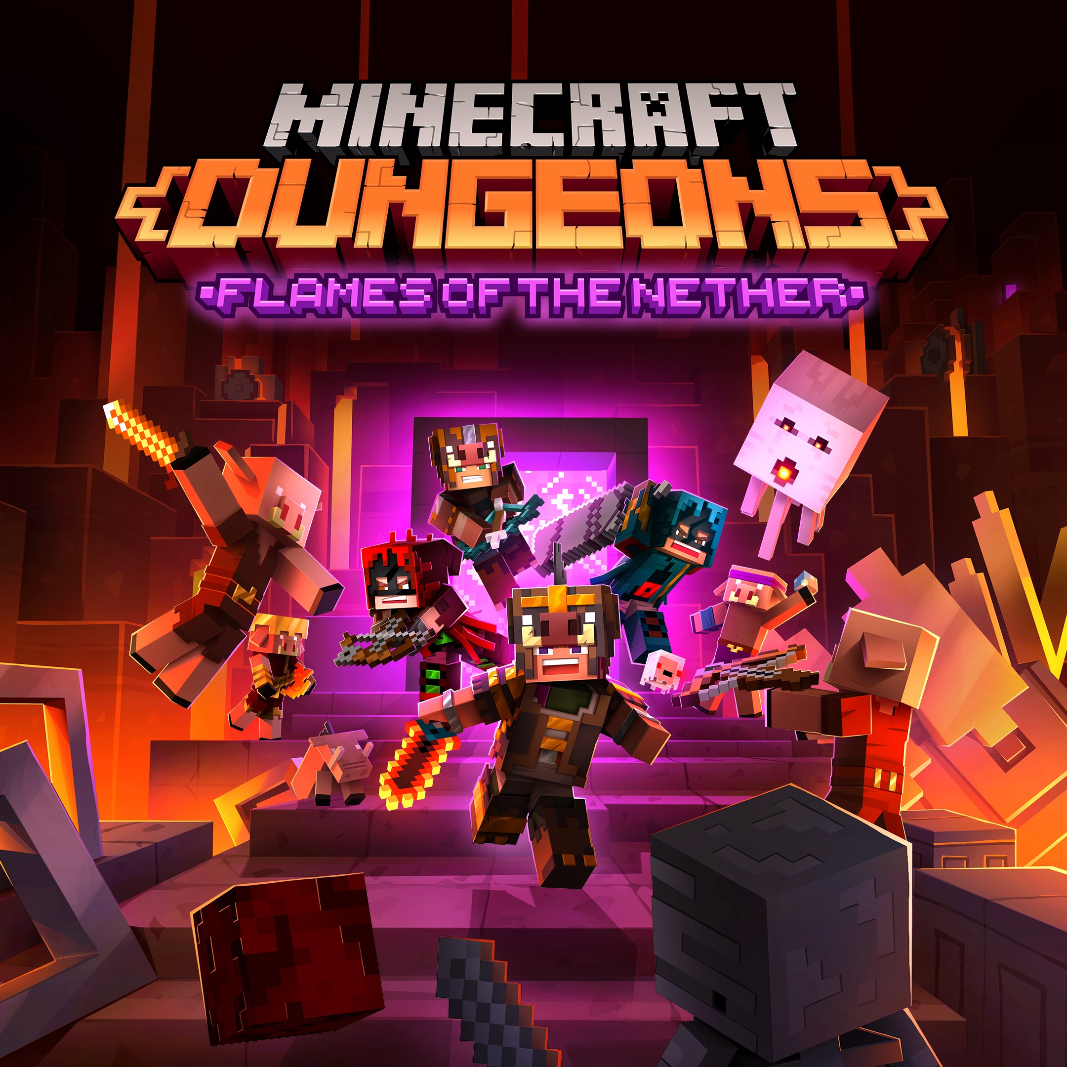 Купить игру Minecraft Dungeons: Пламя Нижнего мира для Xbox за 608 на  Korobok.Store - Korobok.store