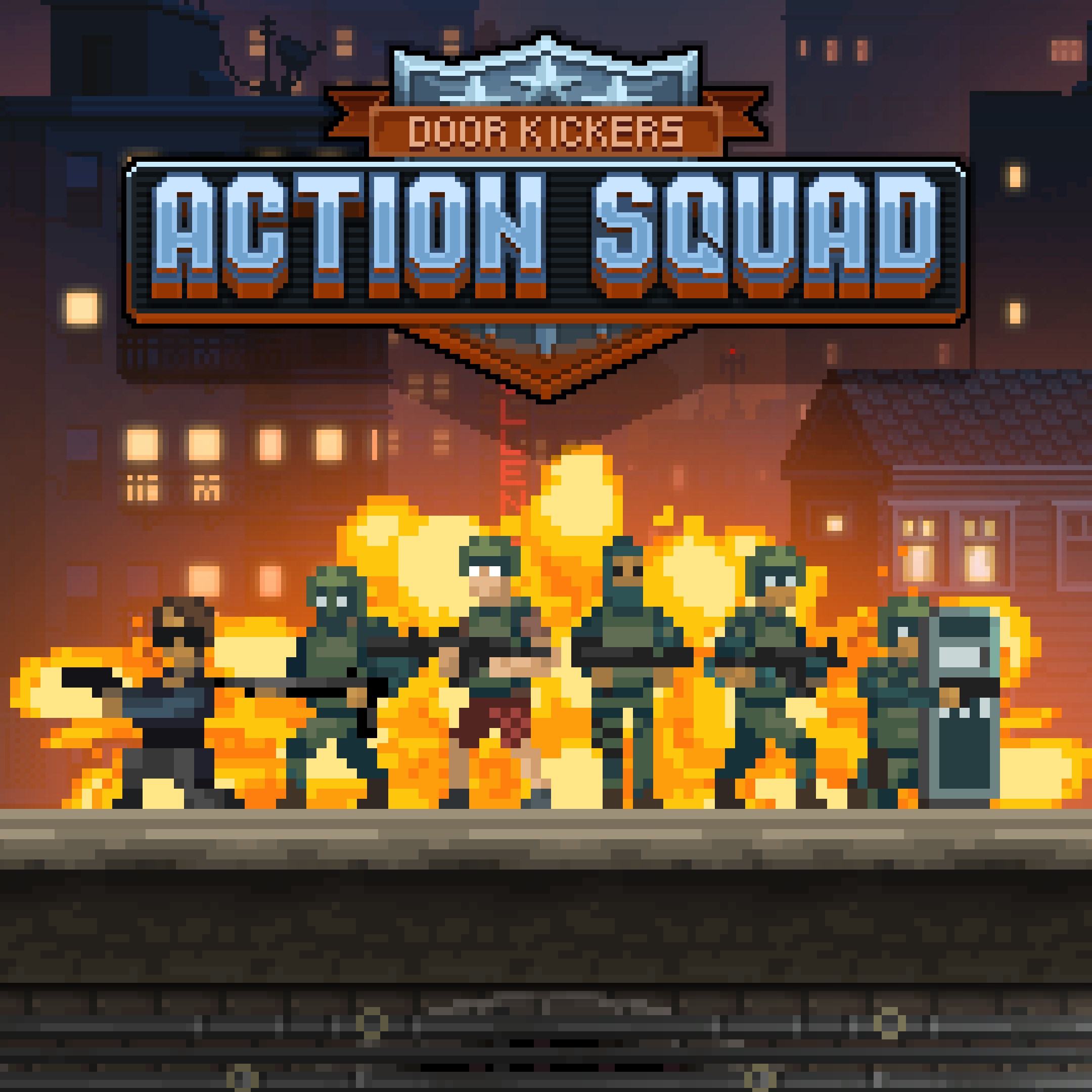 Kickers action. Игра Door Kickers Action Squad 2. Door Kickers Action Squad. Дор Кикерс экшен сквад. Пиксельная игра про спецназ.