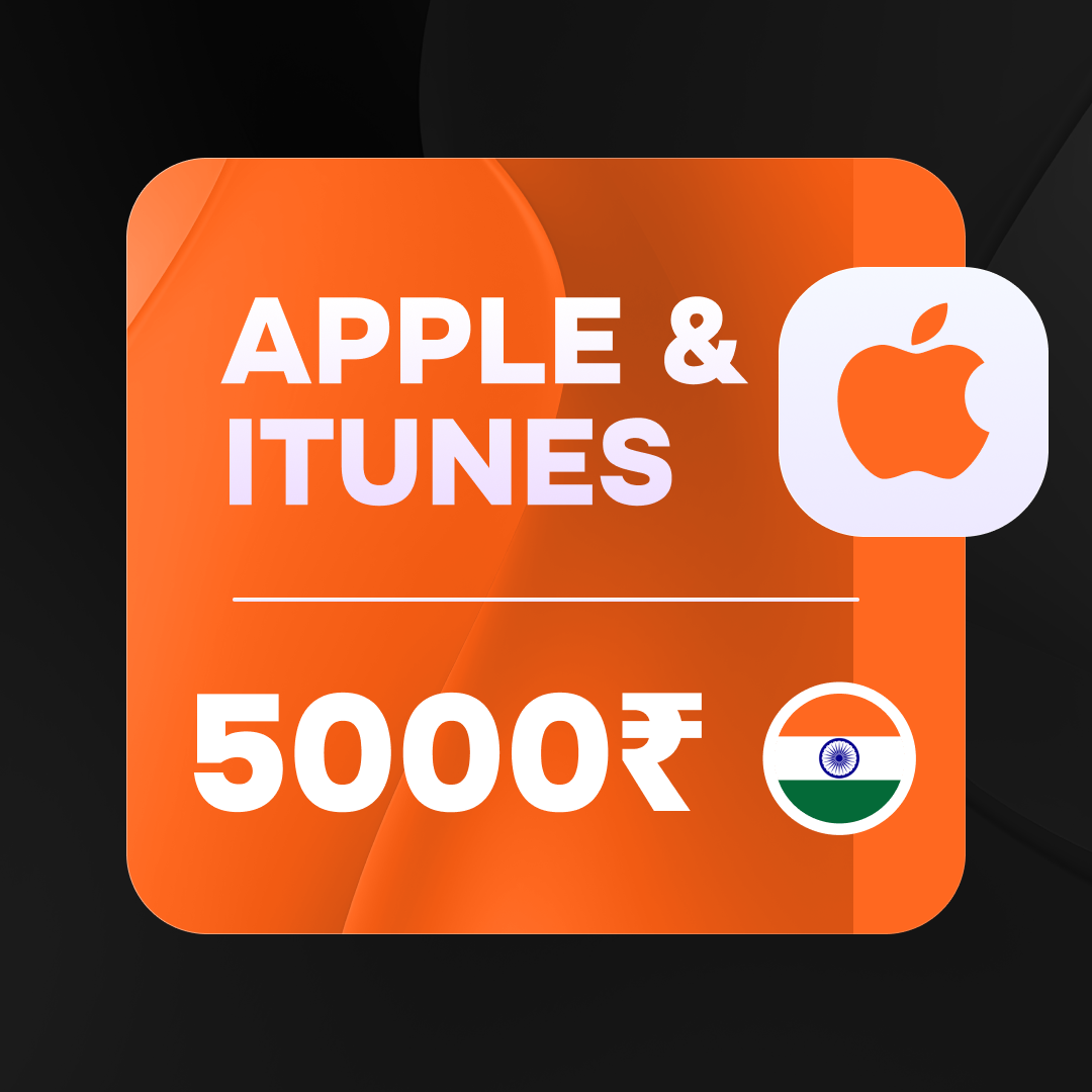 5000 INR (Индия) | Подарочная карта Apple & iTunes