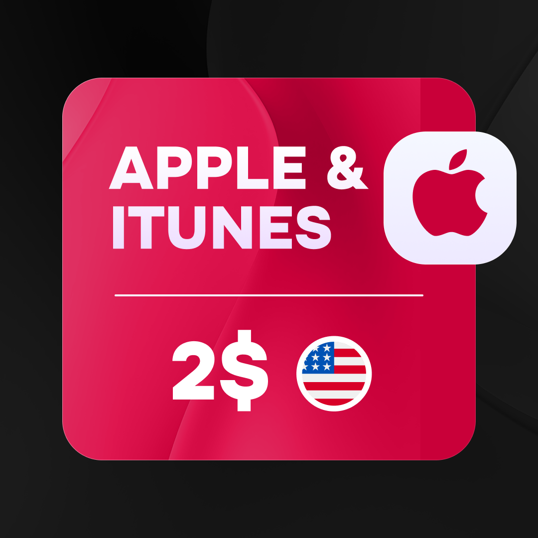 2 USD (США) | Подарочная карта Apple & iTunes