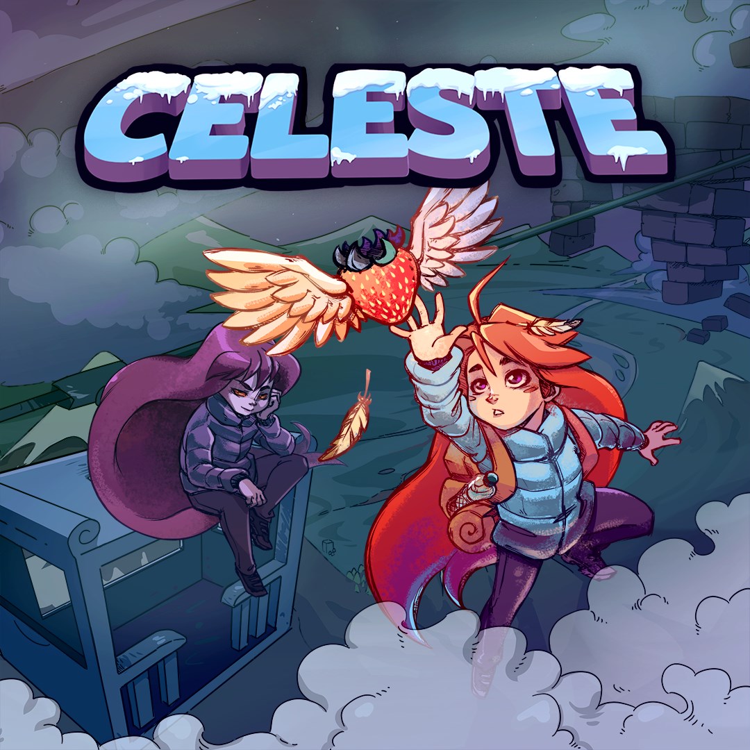 Celeste 1. Селеста игра. Селеста игра Мэдлин. Celeste Постер. Celeste игра платформер.