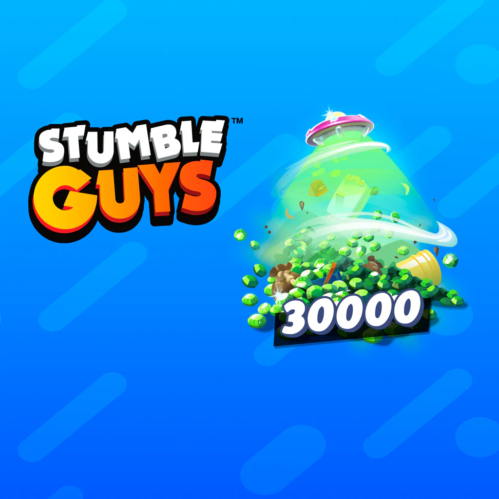 Stumble Guys — 30000 самоцветов -