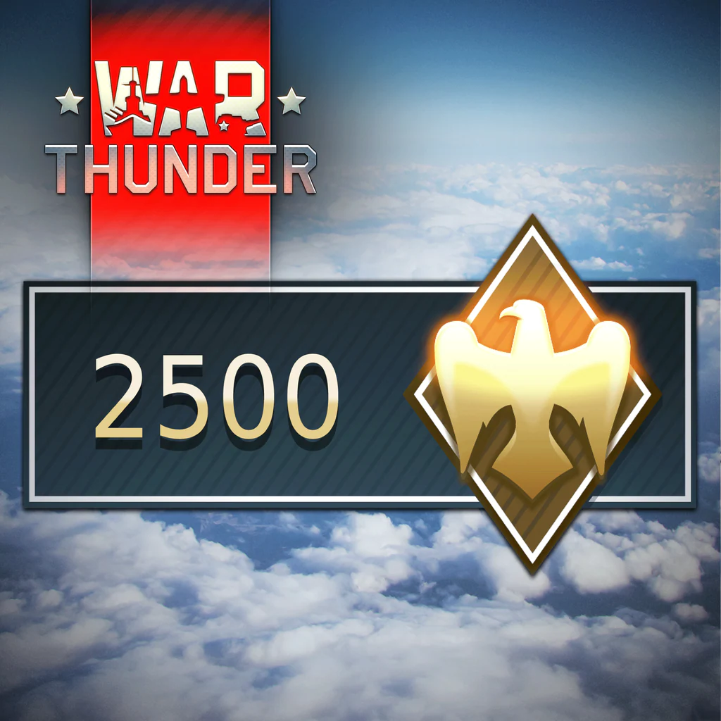 War Thunder - 2500 Golden Eagles - Korobok.store