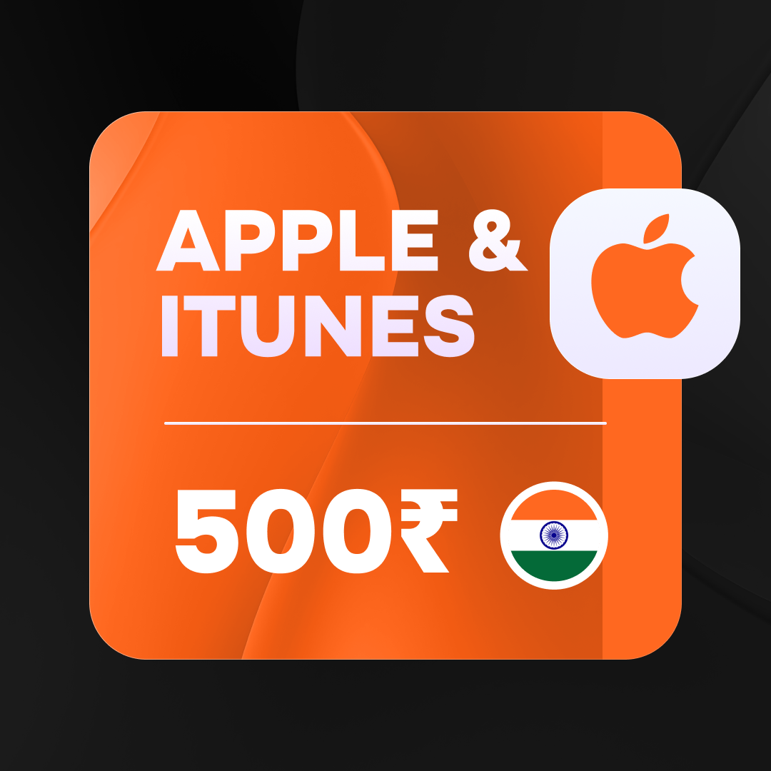 500 INR (Индия) | Подарочная карта Apple & iTunes