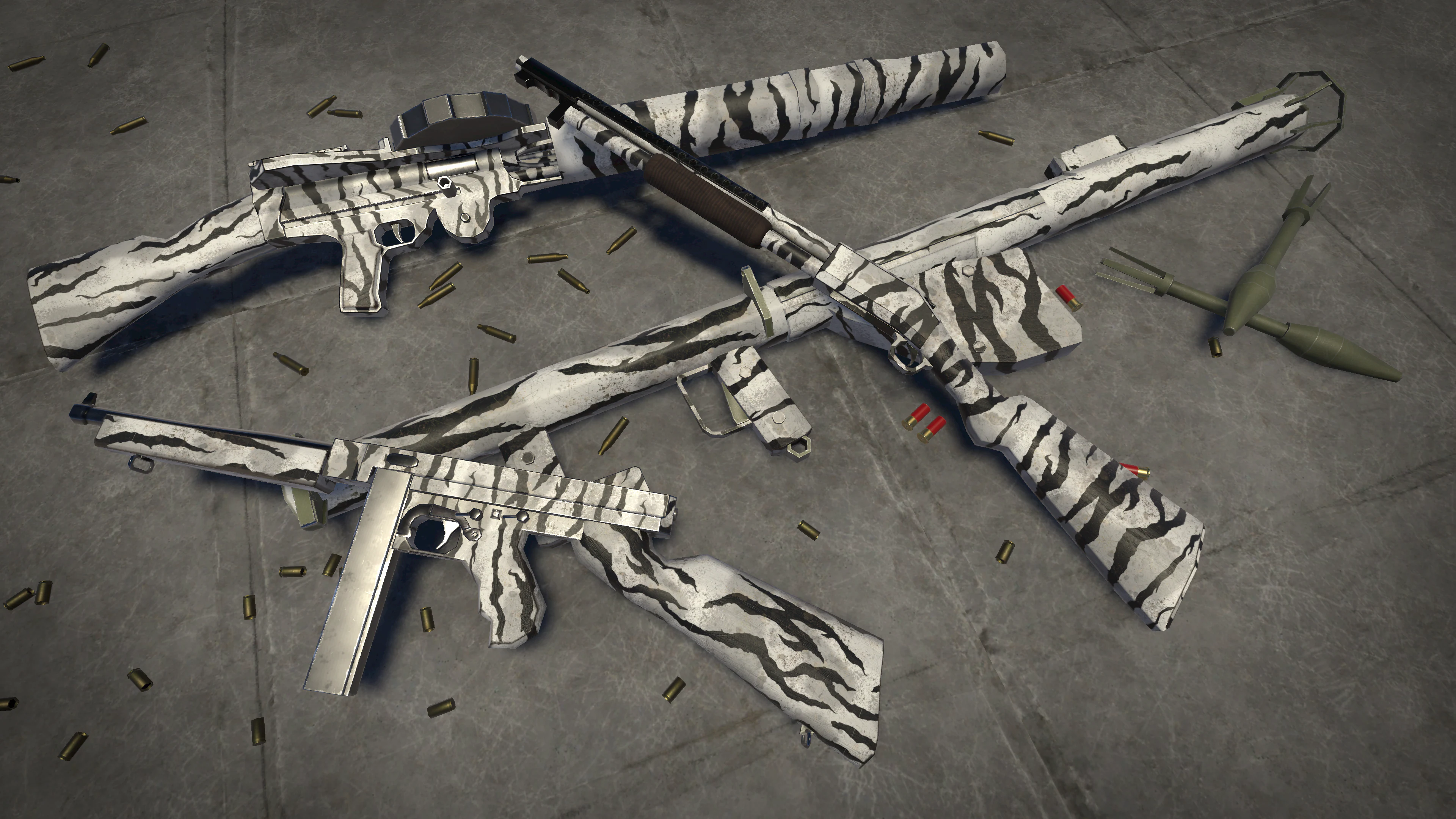 D-Day Enhanced - White Tiger Weapon Skin - Korobok.store