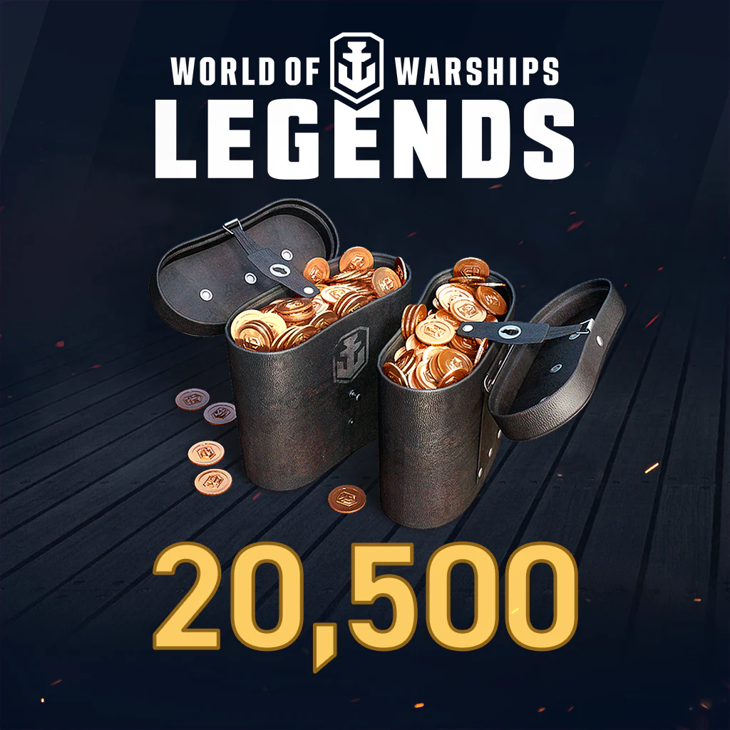 World of Warships: Legends - 20,500 Doubloons PS4 - Korobok.store