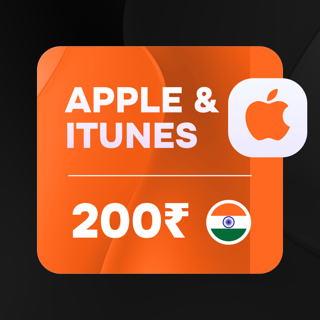 200 INR (Индия) | Подарочная карта Apple & iTunes