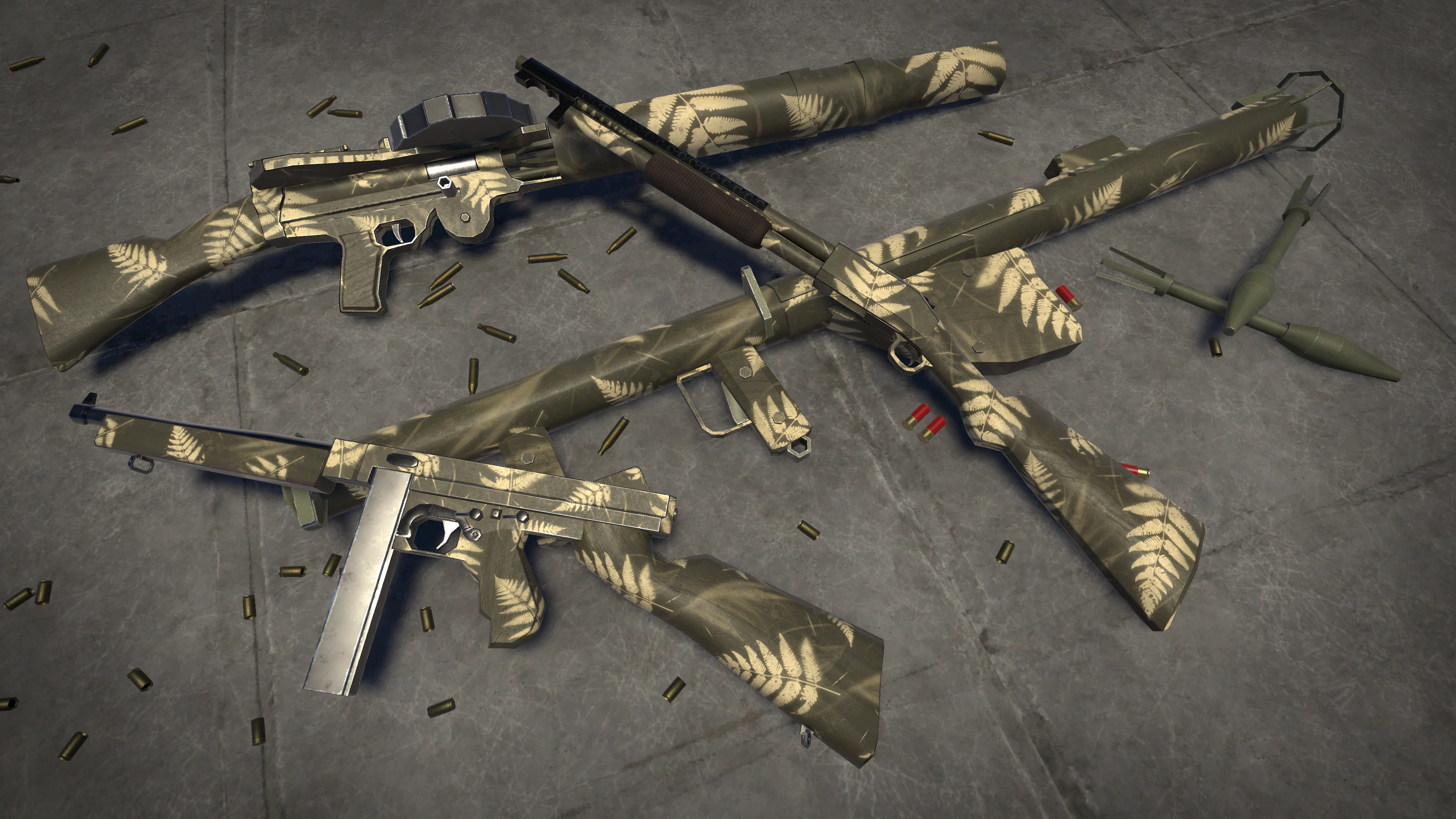 D-Day Enhanced - Foliage Weapon Skin - Korobok.store