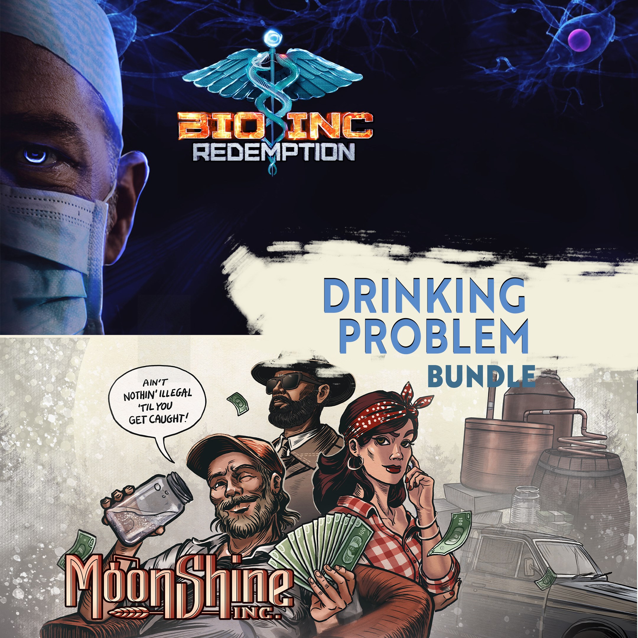 Купить игру Moonshine Inc. + Bio Inc. Redemption - Drinking Problem Bundle  для Xbox за 1685 на Korobok.Store - Korobok.store