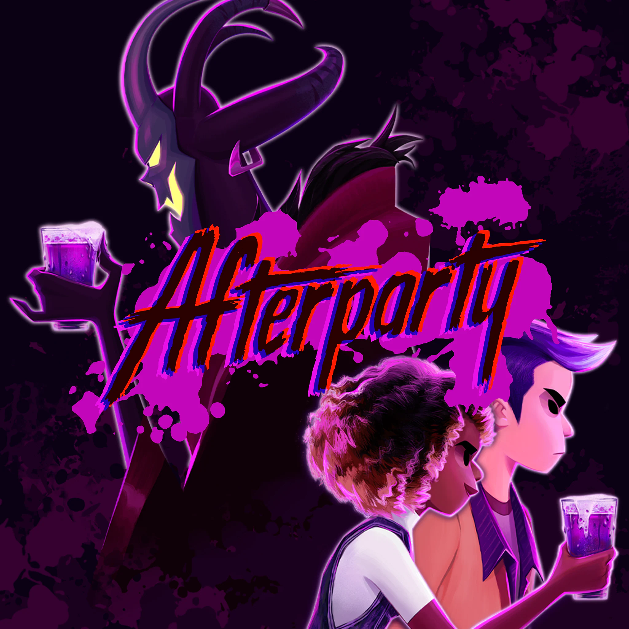 Afterparty. Afterparty (игра). Afterparty демоны. Afterparty game Art. After Party обложка.