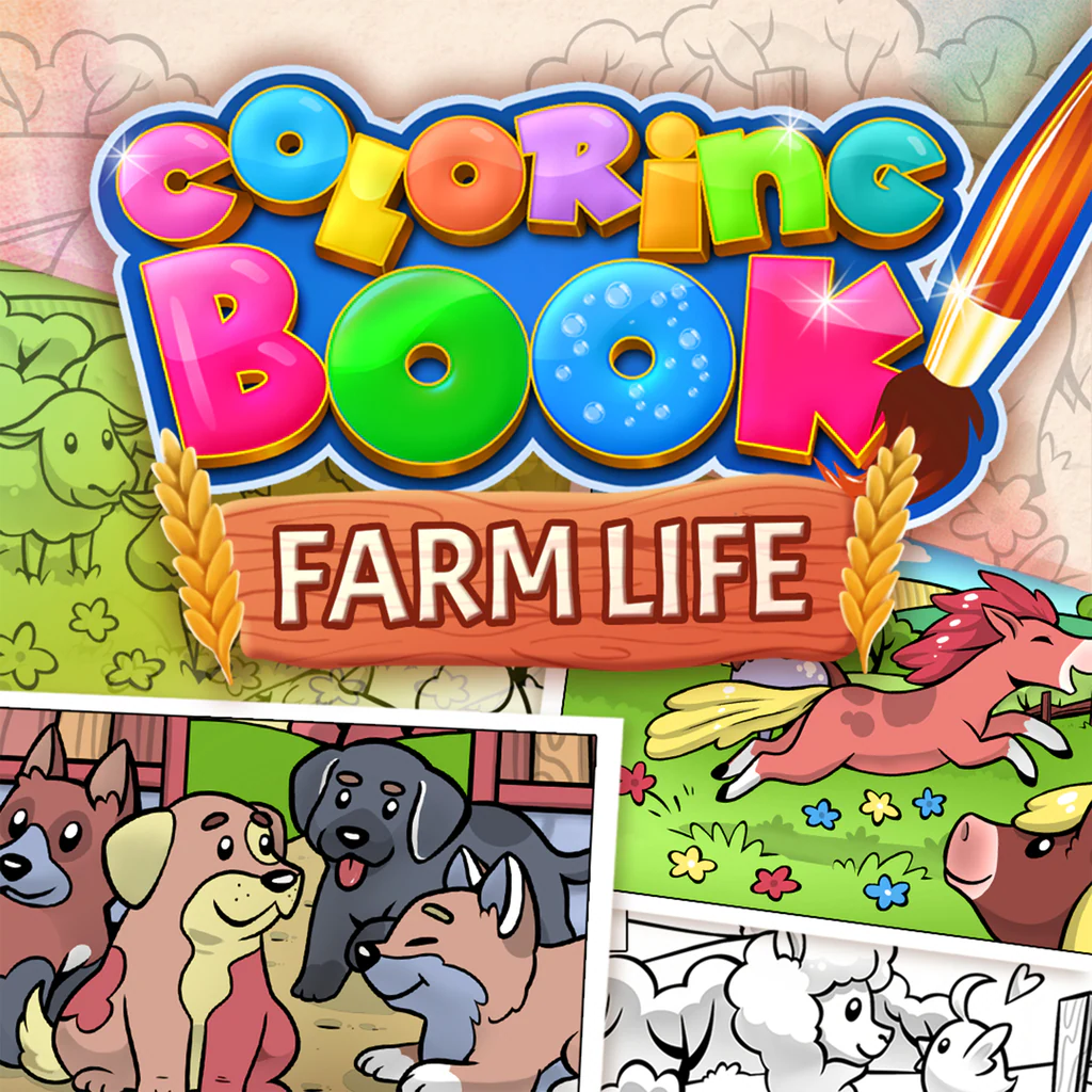 Coloring Book: Farm Life