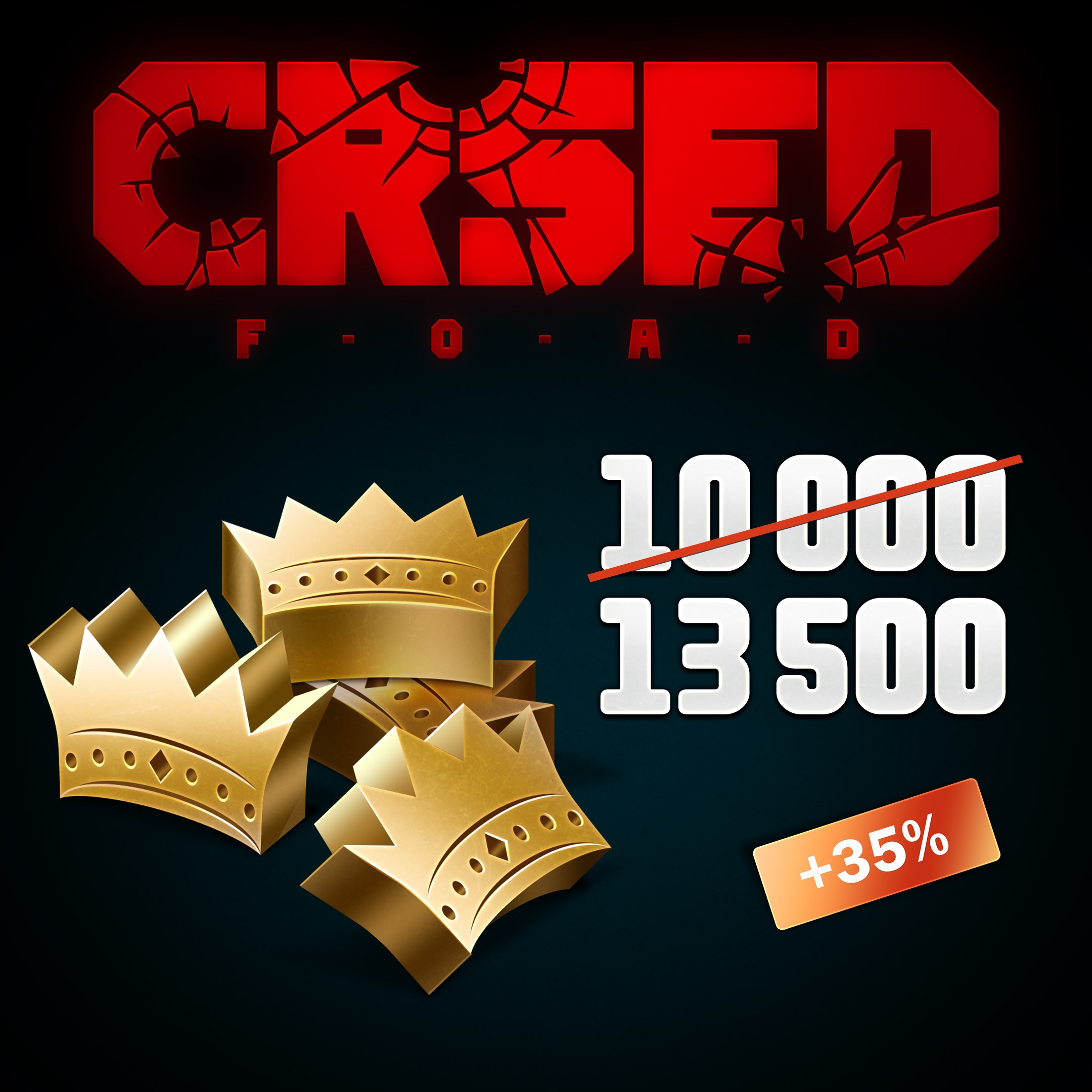 Купить игру CRSED: F.O.A.D. - 10000 (+3500 Bonus) Золотых Корон для Xbox за  6646 на Korobok.Store - Korobok.store