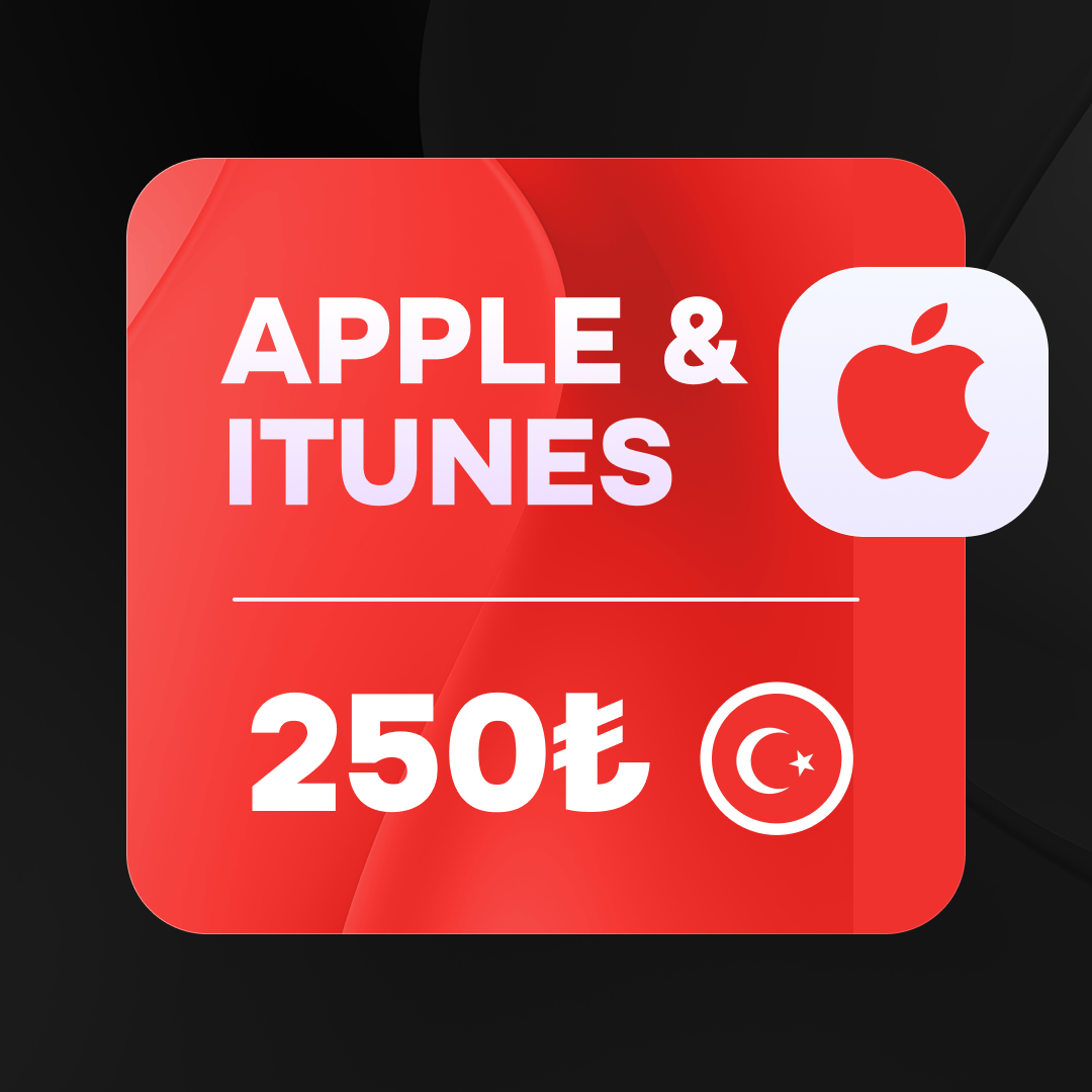 250 TRY (Турция) | Подарочная карта Apple & iTunes