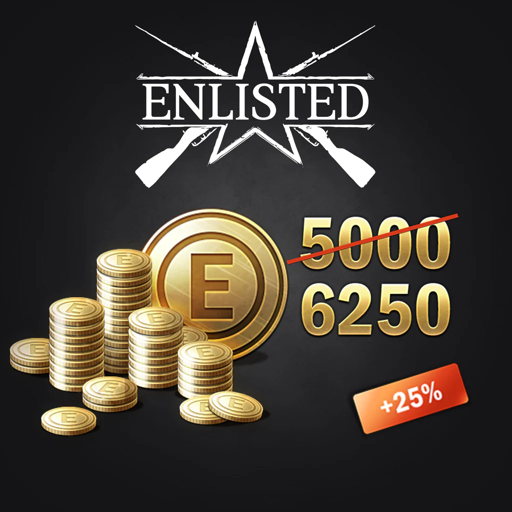 Enlisted - 5000 Gold + 1250 Bonus - Korobok.store