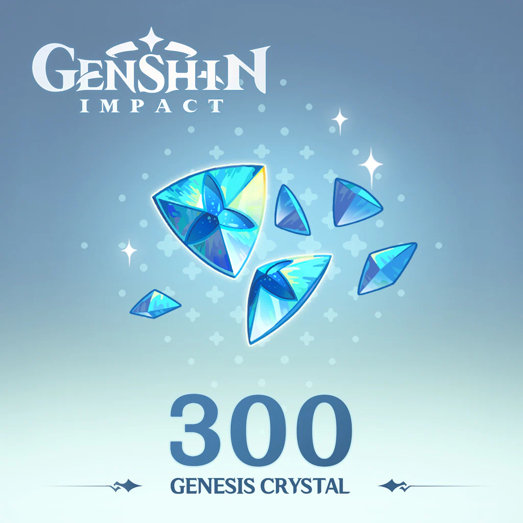 Genshin Impact - 300 Genesis Crystals - Korobok.store