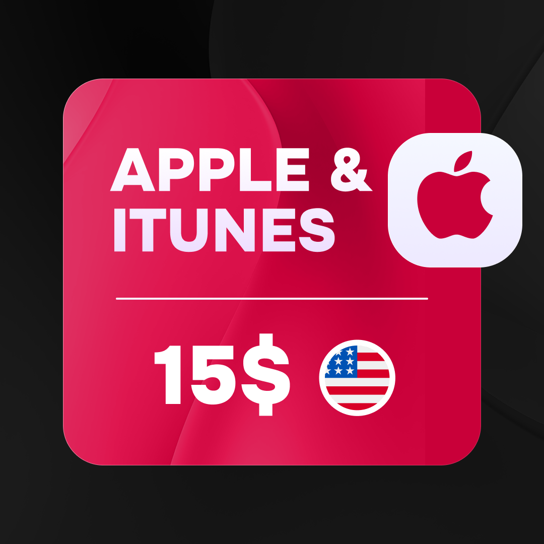 15 USD (США) | Подарочная карта Apple & iTunes