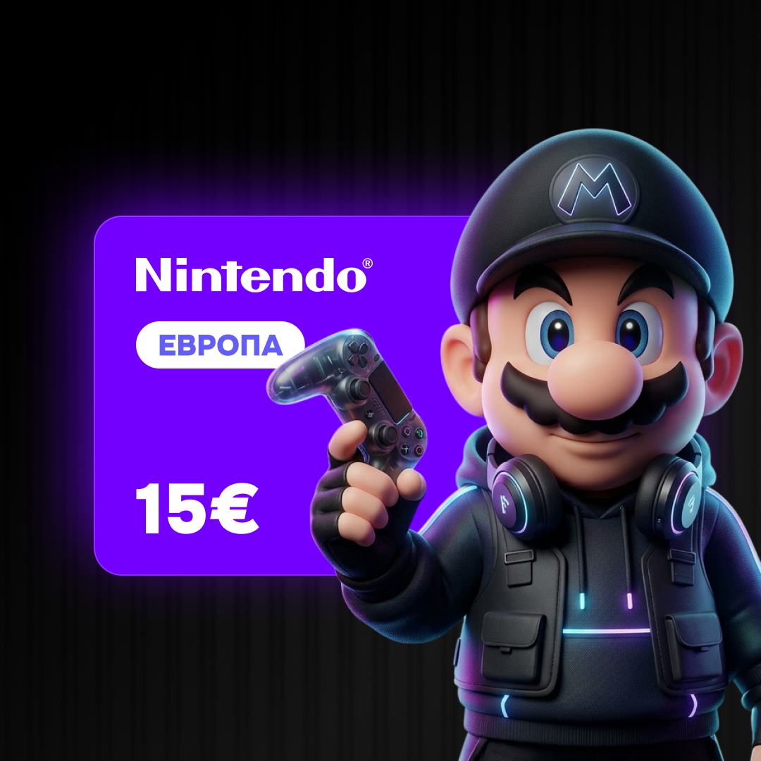 15 EUR (Европа) | Подарочная карта Nintendo