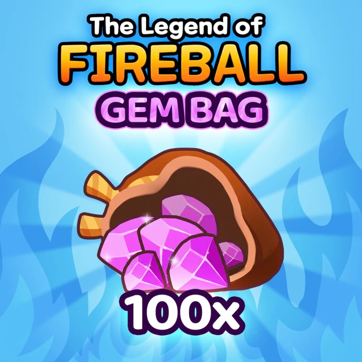 The Legend Of Fireball: Gem Bag - 100