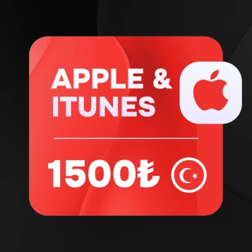 1500 TRY (Турция) | Подарочная карта Apple & iTunes
