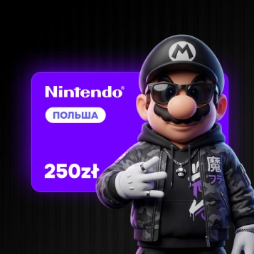 250 PLN (Польша) | Подарочная карта Nintendo