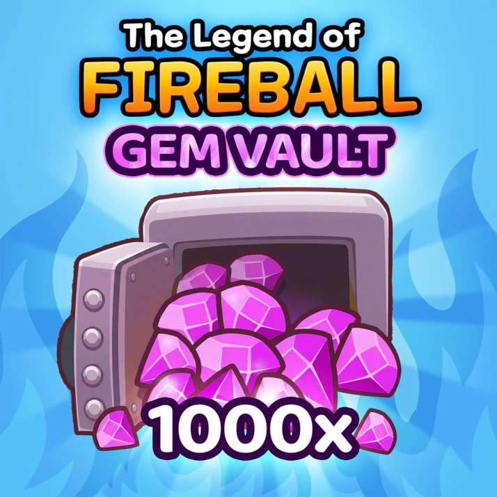 The Legend Of Fireball: Gem Vault - 1 000