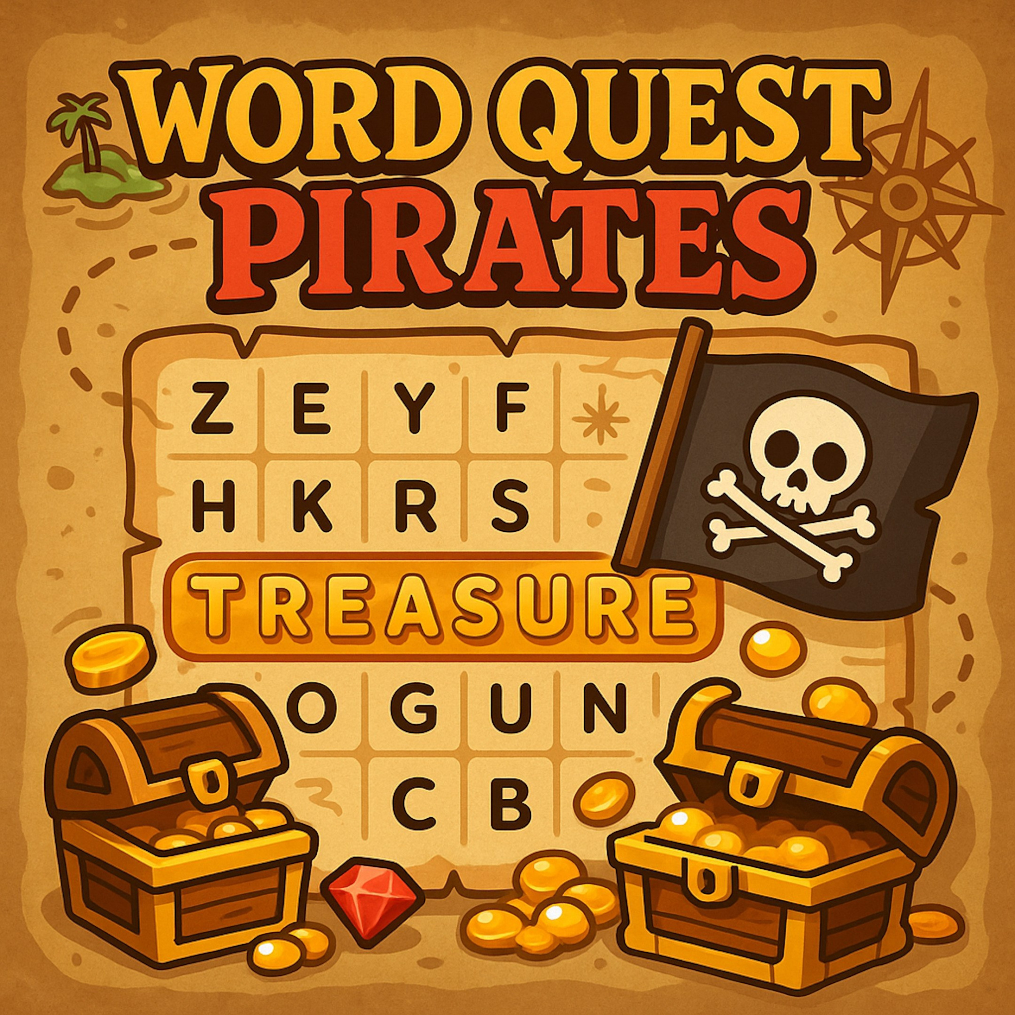 Word Quest Pirates для Xbox