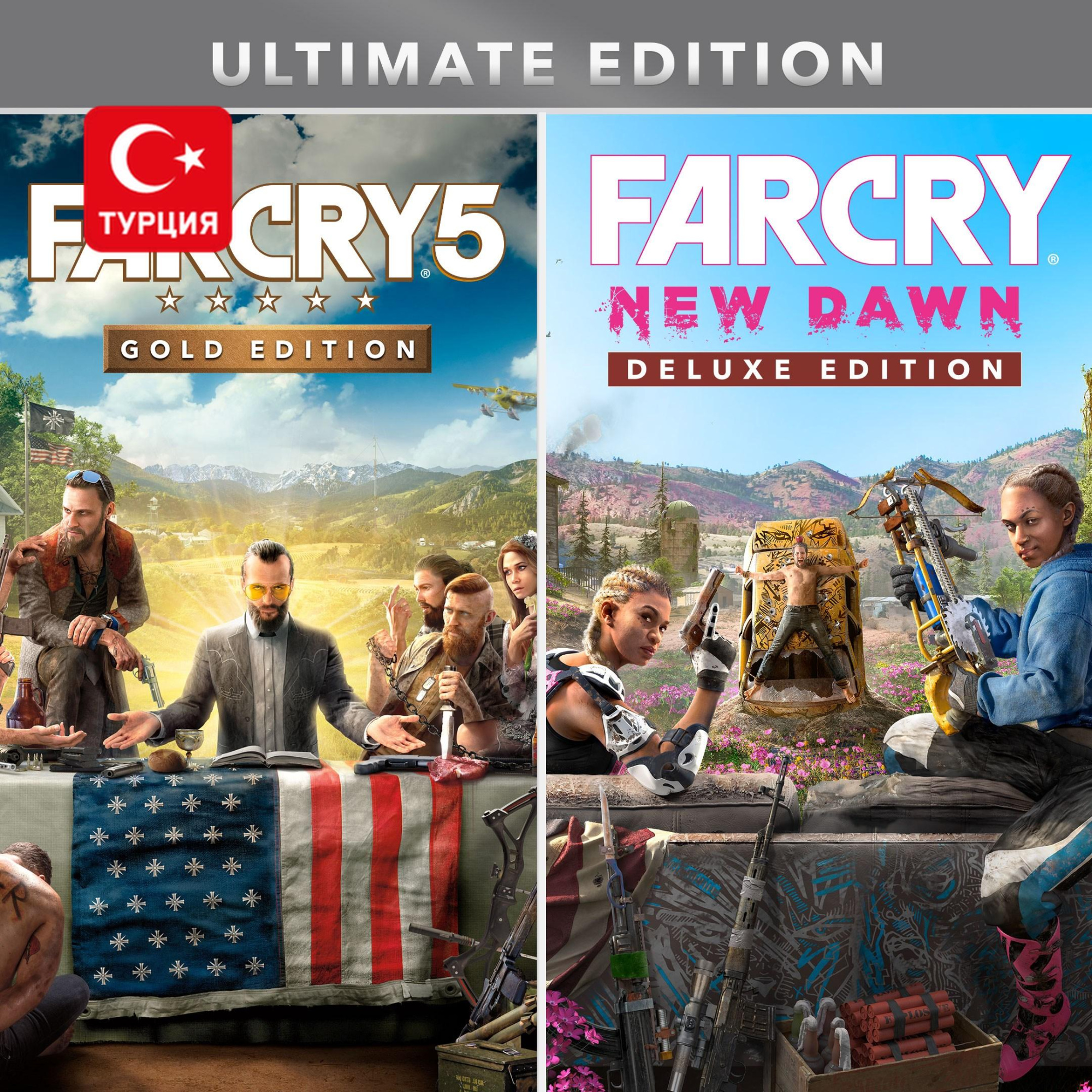 (TR) Far Cry® 5 Gold Edition + Far Cry ® New Dawn Deluxe Edition Bundle для Xbox