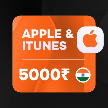 5000 INR (Индия) | Подарочная карта Apple & iTunes