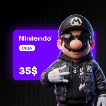 35 USD (США) | Подарочная карта Nintendo