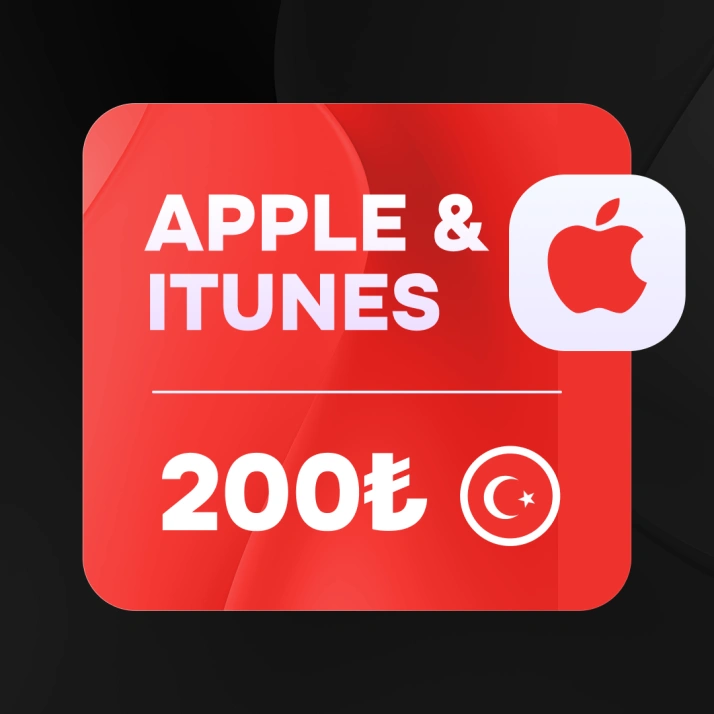 200 TRY (Турция) | Подарочная карта Apple & iTunes