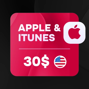 30 USD (США) | Подарочная карта Apple & iTunes