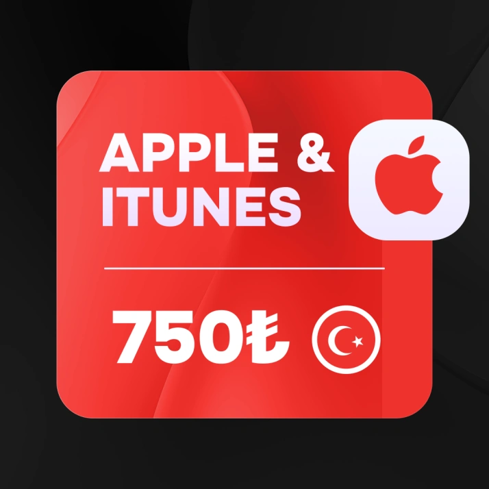 750 TRY (Турция) | Подарочная карта Apple & iTunes