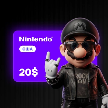 20 USD (США) | Подарочная карта Nintendo