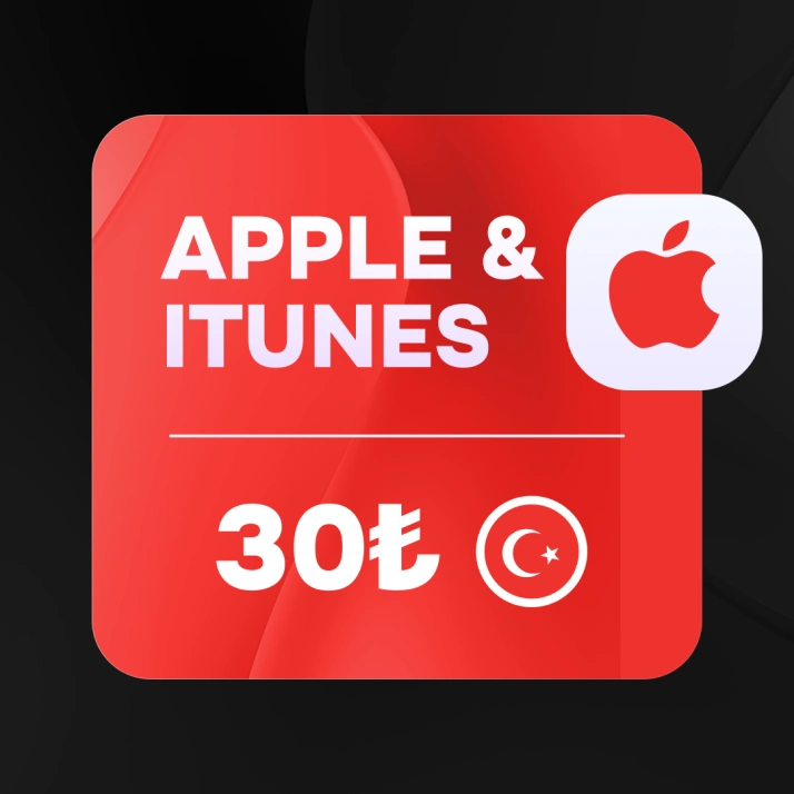30 TRY (Турция) | Подарочная карта Apple & iTunes