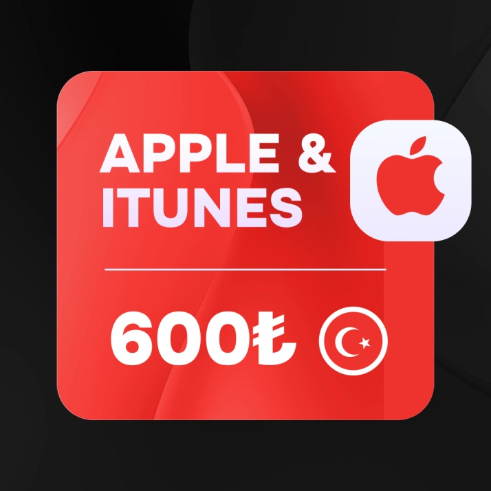 600 TRY (Турция) | Подарочная карта Apple & iTunes