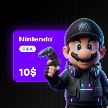 10 USD (США) | Подарочная карта Nintendo