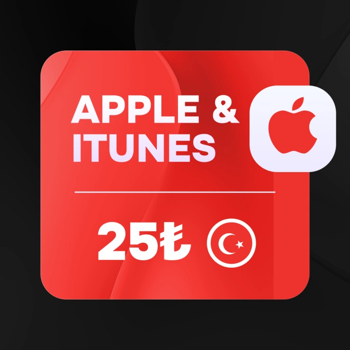 25 TRY (Турция) | Подарочная карта Apple & iTunes