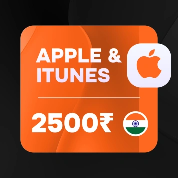 2500 INR (Индия) | Подарочная карта Apple & iTunes