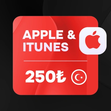 250 TRY (Турция) | Подарочная карта Apple & iTunes